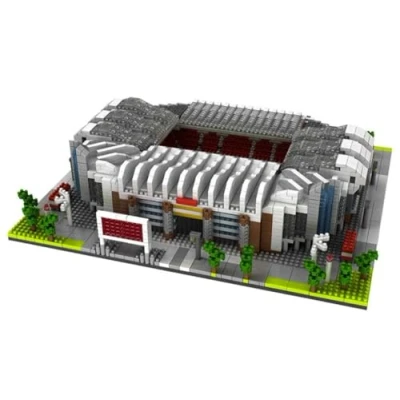 Image of Atomic Building Old Trafford Stadium. Model to assemble with nanoblocks. For 14 years, More than 3800 Pieces