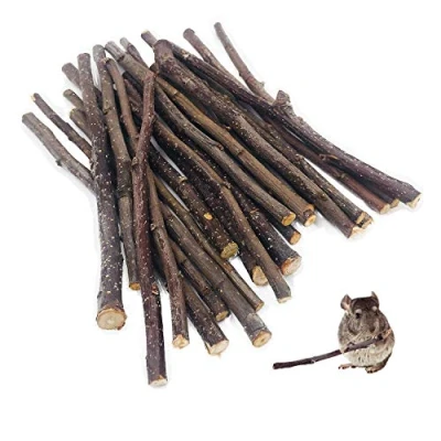 Image of William Craft Apple Sticks Pet Chew Toy Treats for Chinchilla Guinea Pigs Rabbits Squirrel Hamster Bunny (500g)