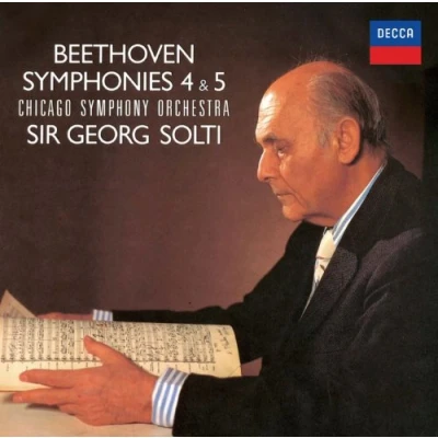 Image of Ludwig Van Beethoven Symphonies 4 &amp; 5 1988 German CD album 421580 2