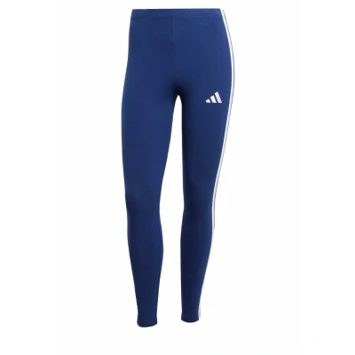 Image of adidas Women&#039;s ESSENTIALS 3 STRIPES COTTON LEGGINGS, Dark Blue/White, XXS