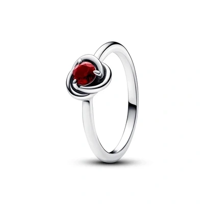 Image of Pandora January Birthstone Eternity Circle Ring 54