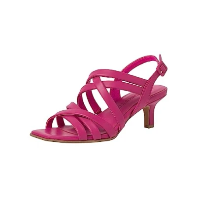 Image of MARCO TOZZI Women&#039; 2 28325 20 Heeled Sandal, Pink, 4.5 UK