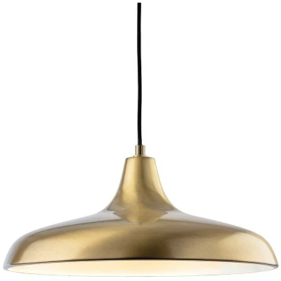 Image of Curtis Classic Dome Pendant Light Antique Brass