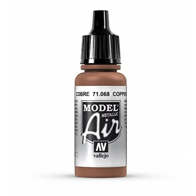 Image of Vallejo Model Air 17 ml Acrylic Paint Metallic Copper