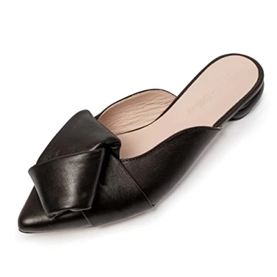 Image of L37 HANDMADE SHOES Women&#039;s LA Playa Sandal, Black, 2 UK