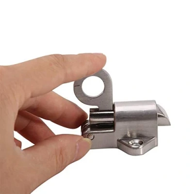 Image of KSTE Window Gate Security Pull Ring Spring Bounce Door Bolt Aluminum Latch Lock