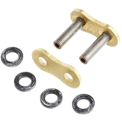 Image of DID ZJ525ZVMX2G (525 Series) ZVM X2 Gold/Gold High Performance X Ring Chain Rivet Type Connecting Link