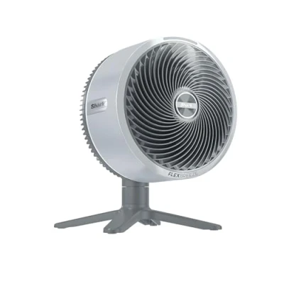Image of Shark FlexBreeze TableMate Cordless Fan, High Velocity, Indoor &amp; Outdoor Use, 20m Cooling Reach, Quiet Portable, Weather Resistant, 5 Speeds, Oscillating, Remote Control, Grey FA150UK