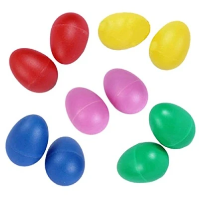 Image of Horyii 10 Pack Plastic Percussion Instrument Toys Egg Maracas Shakers