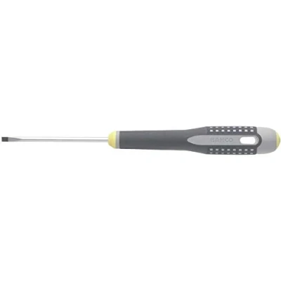 Image of Bahco BE 8010 BHBE Ergo Screwdriver for Slotted Head Screws, Multi Colour, 168 mm