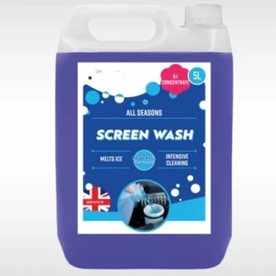 Image of Dunnet Tools All Season Screenwash Concentrate Windscreen Washer Fluid Effective To 5 Car Accessories Cleaning Products Home DIY Year Round Screen Wash (5L Screenwash)