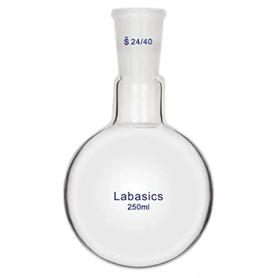 Image of Labasics Glass 250ml Single Neck One Round Bottom Flask RBF, with 24/40 Standard Taper Outer Joint,