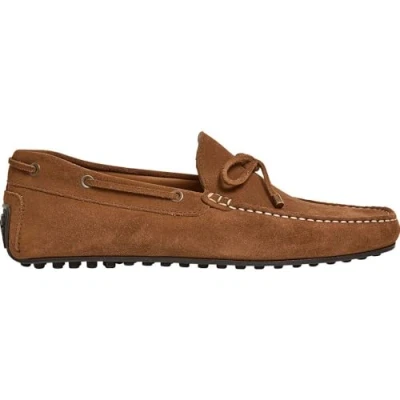 Image of Hackett London Mens The Driver Shoes Tan Size UK 6