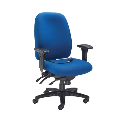 Image of Avior Snowdon Heavy Duty Chair 680x680x1000 1160mms Blue KF72249