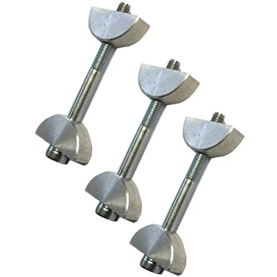 Image of Unika Slimline Toggle Bolt for Compact Laminate Kitchen Worktop Connecting Bolts 3 Pack