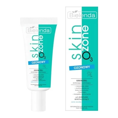 Image of Bielenda Skin O3 Zone Ozone Ozonowy Krem Żel Dotleniająco Nawilżający dla Skóry Suchej i Normalnej 50ml