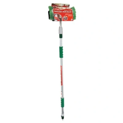 Image of Kingfisher 2m Telescopic Hose Water Fed Caravan Boat Car Van Bus Window Wash Brush Cleaner