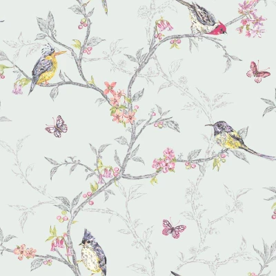 Image of Holden Decor 98083 Paper Wallpaper Enchanted Garden Collection 10.05 x 0.53 m