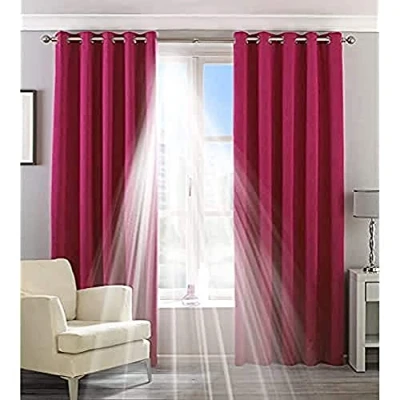 Image of Riva Home Twilight Blackout Eyelet Curtains in Pink Size 117 cm x 137