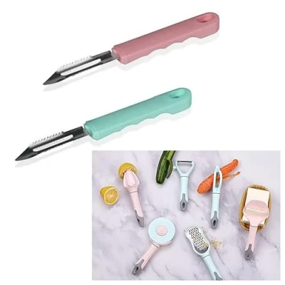 Image of Pretty Pastels BPA Free Luxury Kitchen Tools &amp; Gadgets, Easy Use, Hang Store (Potato Peeler)