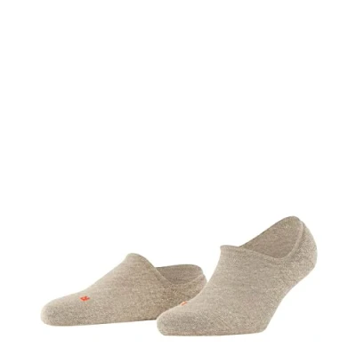 Image of FALKE Women&#039;s Keep Warm W IN Wool No Show Plain 1 Pair Liner Socks, Beige (Beige Melange 4043), 2.5 3.5