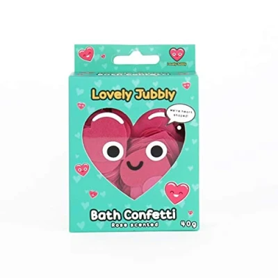 Image of Gift Republic Heart Bath Confetti, Red, 40g GR650013