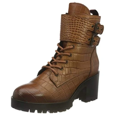 Image of Buffalo Women’s Bootie,Croco Cognac,6.5 UK