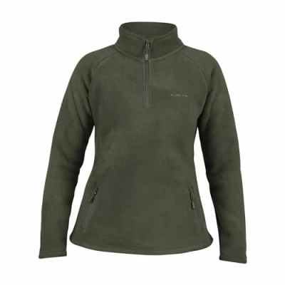 Image of Shires Aubrion Restore Womens Half Zip Fleece Green 2XL