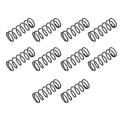 Image of sourcingmap Compression Spring 1.2mm Wire Dia , 15mm OD 40mm Free Length Steel Extension Spring,Black,10Pcs