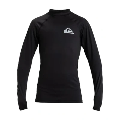 Image of Quiksilver Everyday Youth Rash vest for kids, Size: 14y, Black