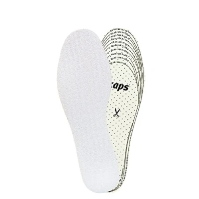 Image of Kaps Frotte Adult Unisex Summer Shoe Insoles Inserts Replacement Soles Barefoot Shoes, Cut to fit Size, Terry Cloth Sweat Absorbent Multicolour