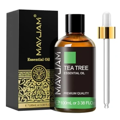 Image of MAYJAM Tea Tree Essential Oils 100ML, Oil for Diffuser, Humidifier, DIY, Home, Office