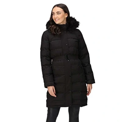 Image of Regatta Women&#039;s Daleyza Baffled Quilted Jackets, Black, 16 UK