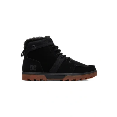 Image of DC Shoes Woodland Winter boots, Size: 5.5, Black gum Leather