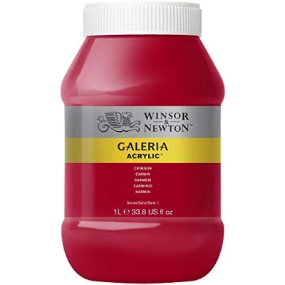 Image of Winsor &amp; Newton Galeria Acrylic, Karmesin, 1000ml Acrylfarbe