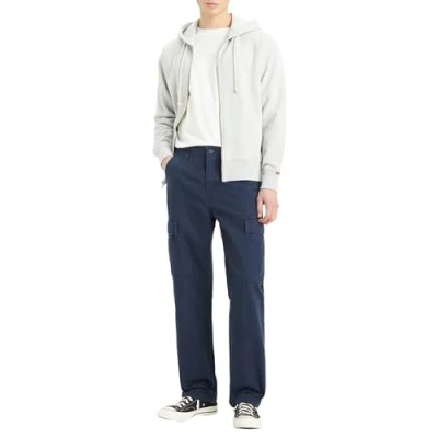 Image of Levi&#039;s Straight Cargo trousers, Men&#039;s, Size: 32x34, Navy blazer
