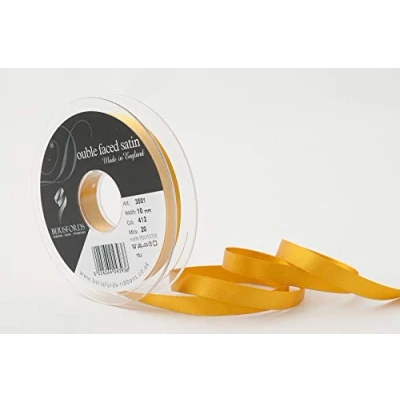 Image of Berisfords Double FACE Poly Satin Ribbon, Topaz, 10 mm