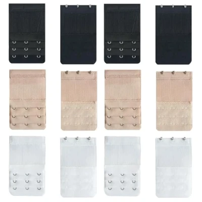 Image of Dolaso 6 Pcs Women&#039;s Bra Extender 3 Hook Soft and Comfortable Extension Strap for Women