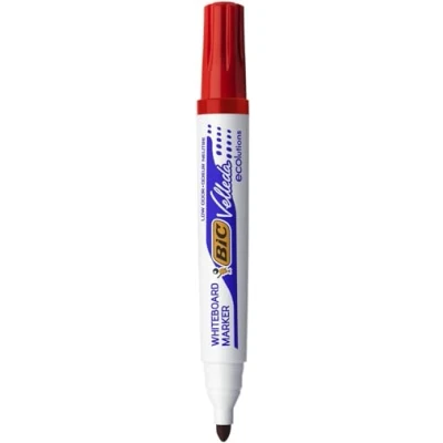 Image of Bic Velleda 1701 ECOlutions 904939 Whiteboard Marker Red