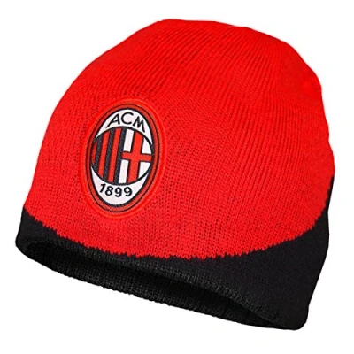 Image of AC Milan Wave Knitted Beanie Multi Colour