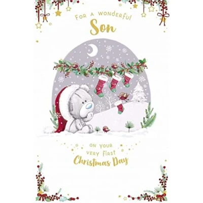 Image of Me To You Bear Wonderful Son Christmas Card