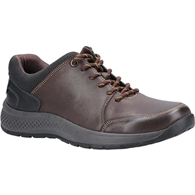 Image of Cotswold Rollright Leather Memory Foam Mens Brown