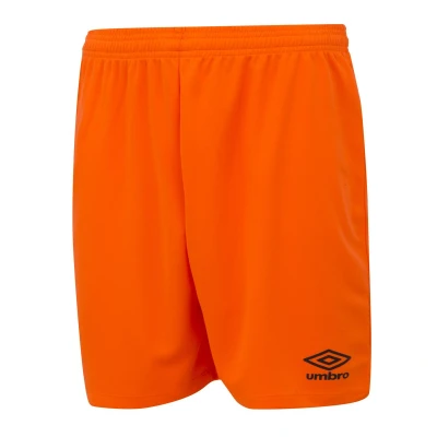 Image of Umbro Childrens Unisex Childrens/Kids Club II Shorts (Shocking Orange) Size 7 8Y