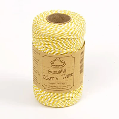 Image of 100m Everlasto Original &#039;Beautiful Bakers Twine&#039; (2mm approx) (Daffodil Yellow)