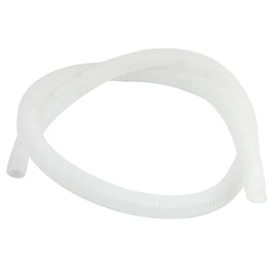 Image of Sourcingmap White Plastic Air Conditioner Drain Pipe Water Hose 1 Meter Long