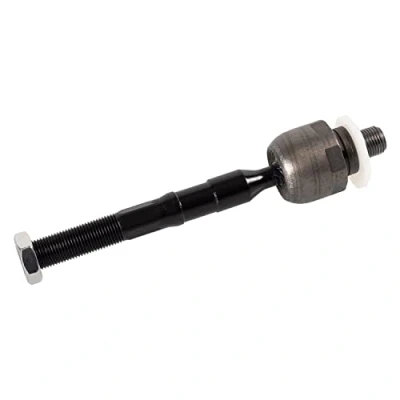 Image of 577242S000, 577242S010 Inner Tie Rod FEBI BILSTEIN 48069 Front Axle Left, Right 183mm with lock nut, locking plate HYUNDAI: ix35