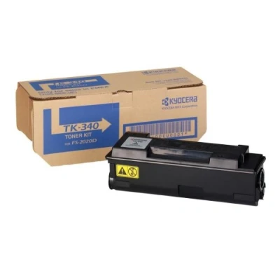Image of Kyocera TK 340K Toner Black, Original Premium Cartdrige 1T02J00EU0. Compatible ECOSYS FS 2020D, 2020DN