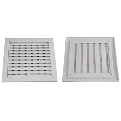 Image of Air Ventilation Plastic Grill Cover 190mm x Adjustable/White
