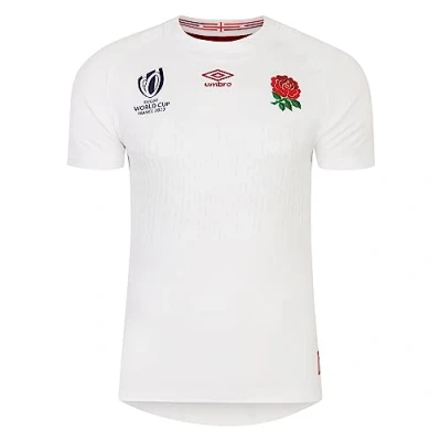 Image of Umbro Kids England Rugby RWC Home Jersey 2023 Juniors White 11 12 Years
