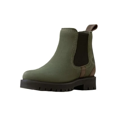Image of ARIAT Womens Wexford Lug Waterproof Boots Forest Night Lightweight Footwear UK Size 4.5
